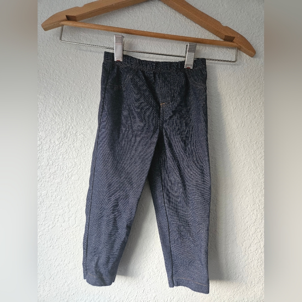 carters denim leggings, 18 months